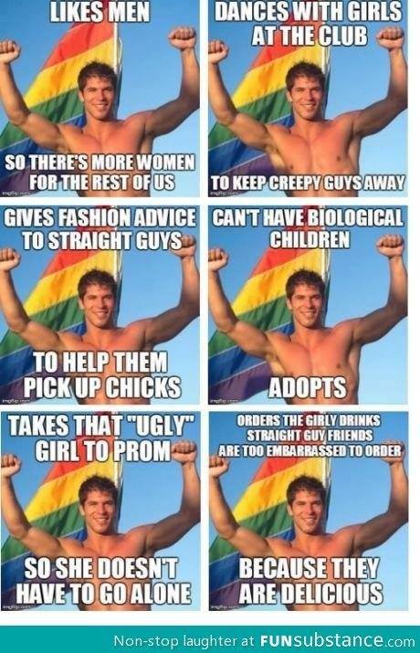 flamboyant gay pride meme